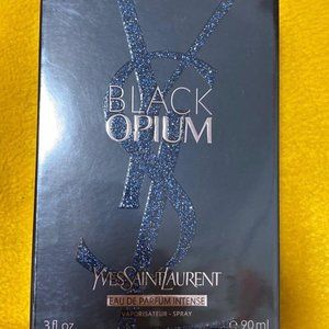 Black Opium Intense by Yves Saint Laurent 3 oz 90 ml Eau De Parfum Perfume BLUE